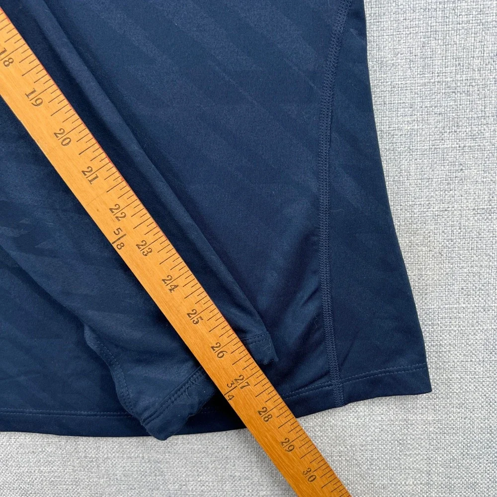 Nike Michigan Wolverines Quarter Zip Dri-Fit Athletic Pullover Women L Navy Blue